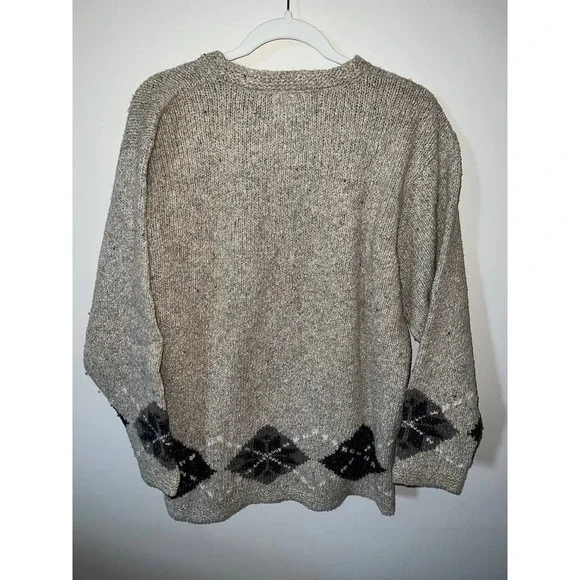 Woolrich Cream Patterned Sweater